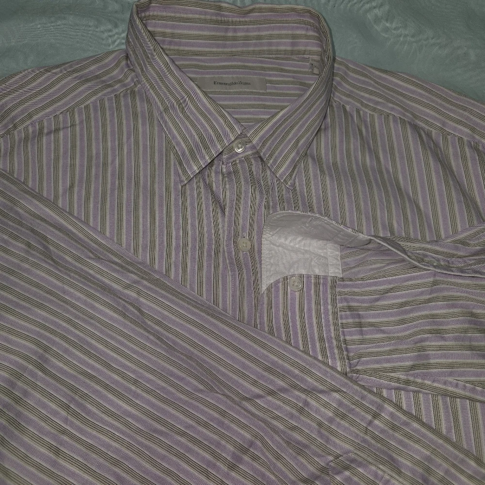 Ermenegildo Zegna Long Sleeve Shirt (XL)‎